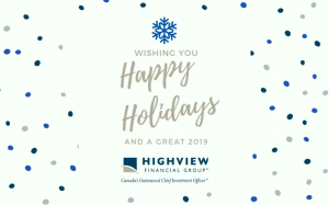 happy holidays from Highview
